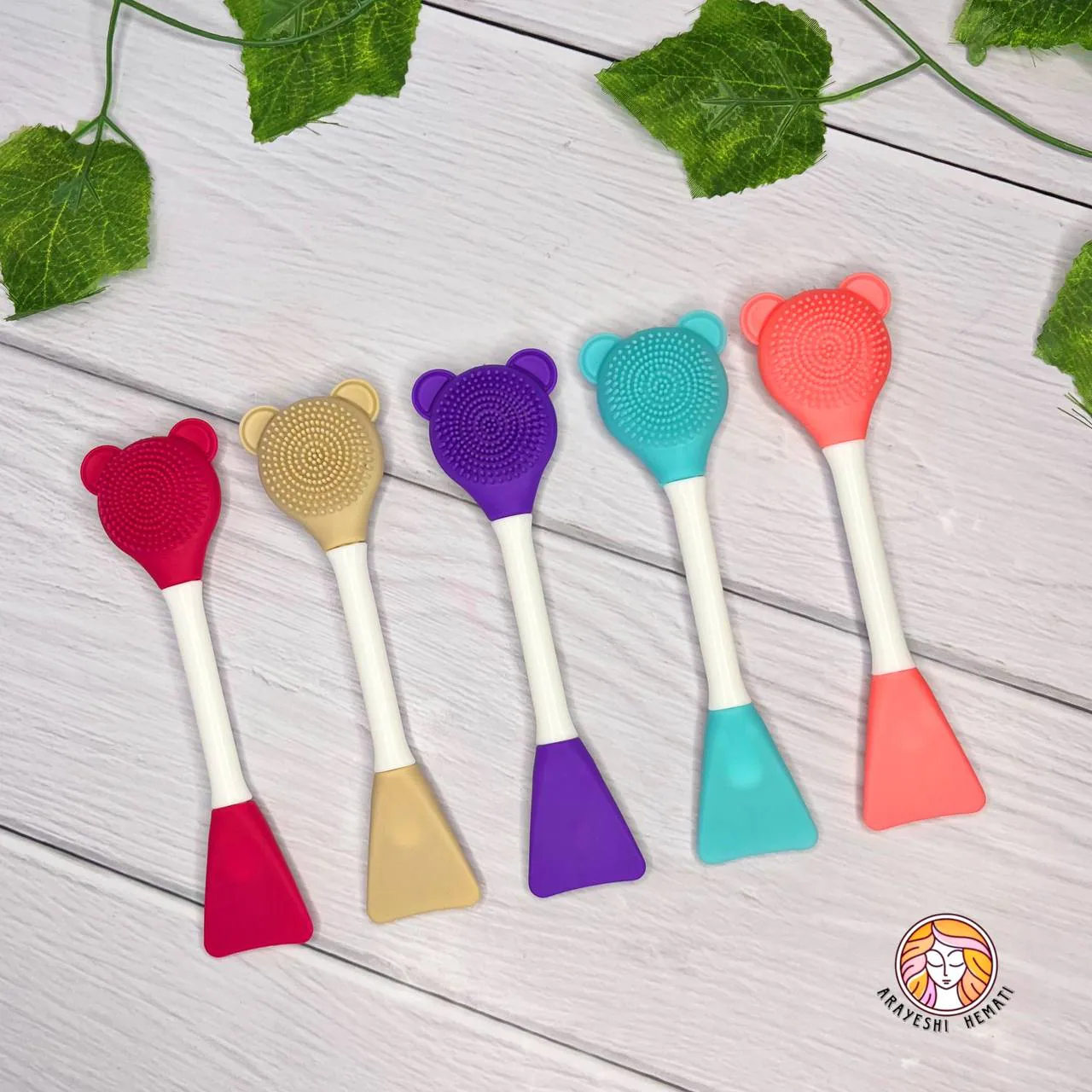 براش ماسک دوسر خرسی سیلیکونی