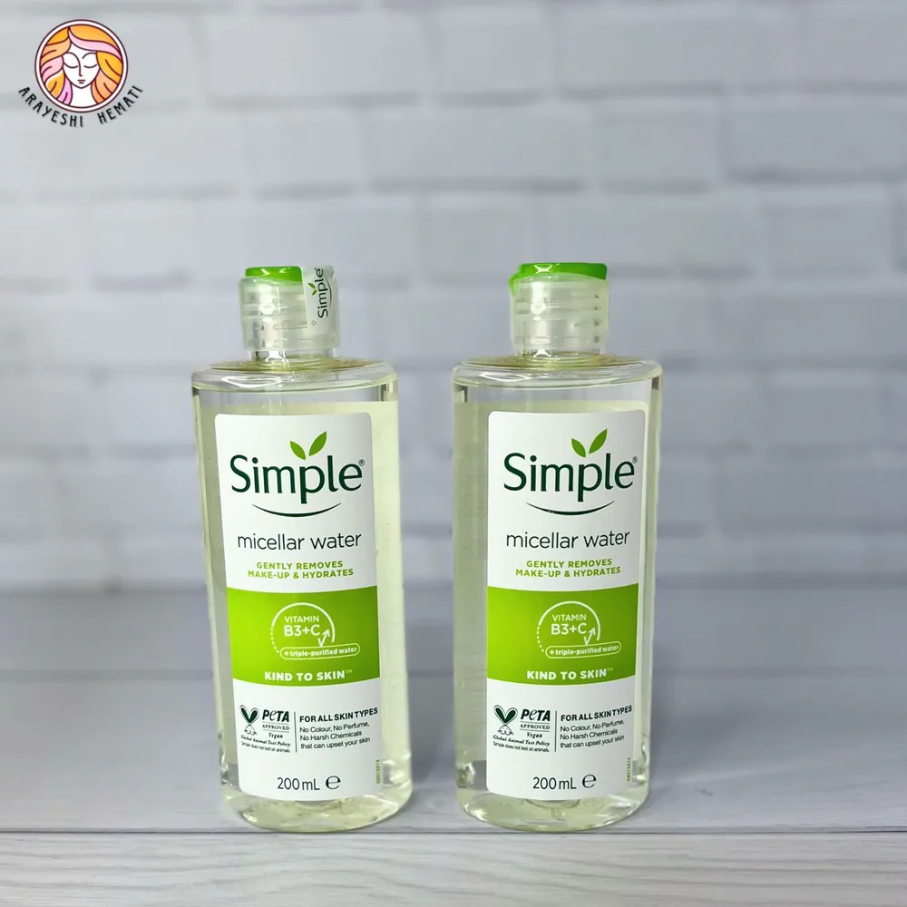 میسلارواتر مناسب انواع پوست سیمپل simple