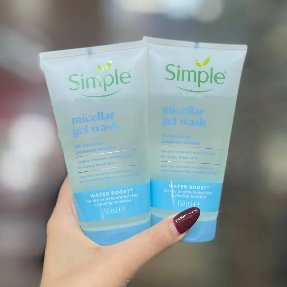 ژل شستشو صورت سیمپل مدل micellar
