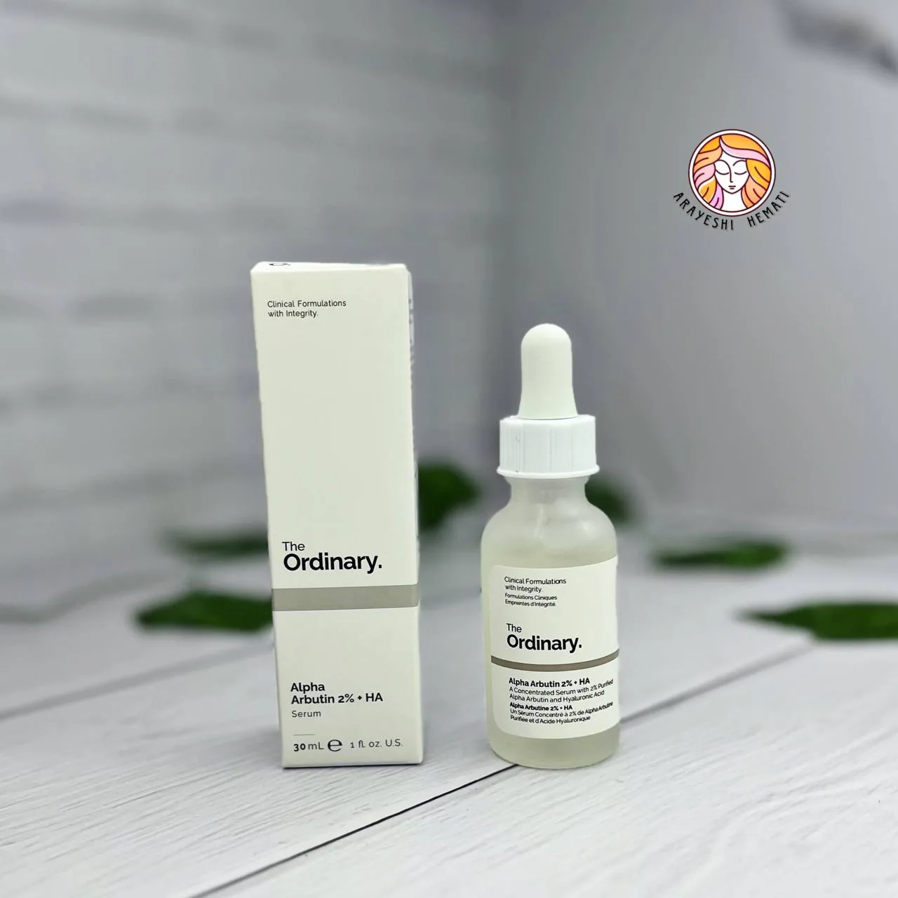 سرم آلفا آربوتین 2% + هیالورونیک اسید اوردینری (The Ordinary Alpha Arbutin 2% + HA) -کد 9025