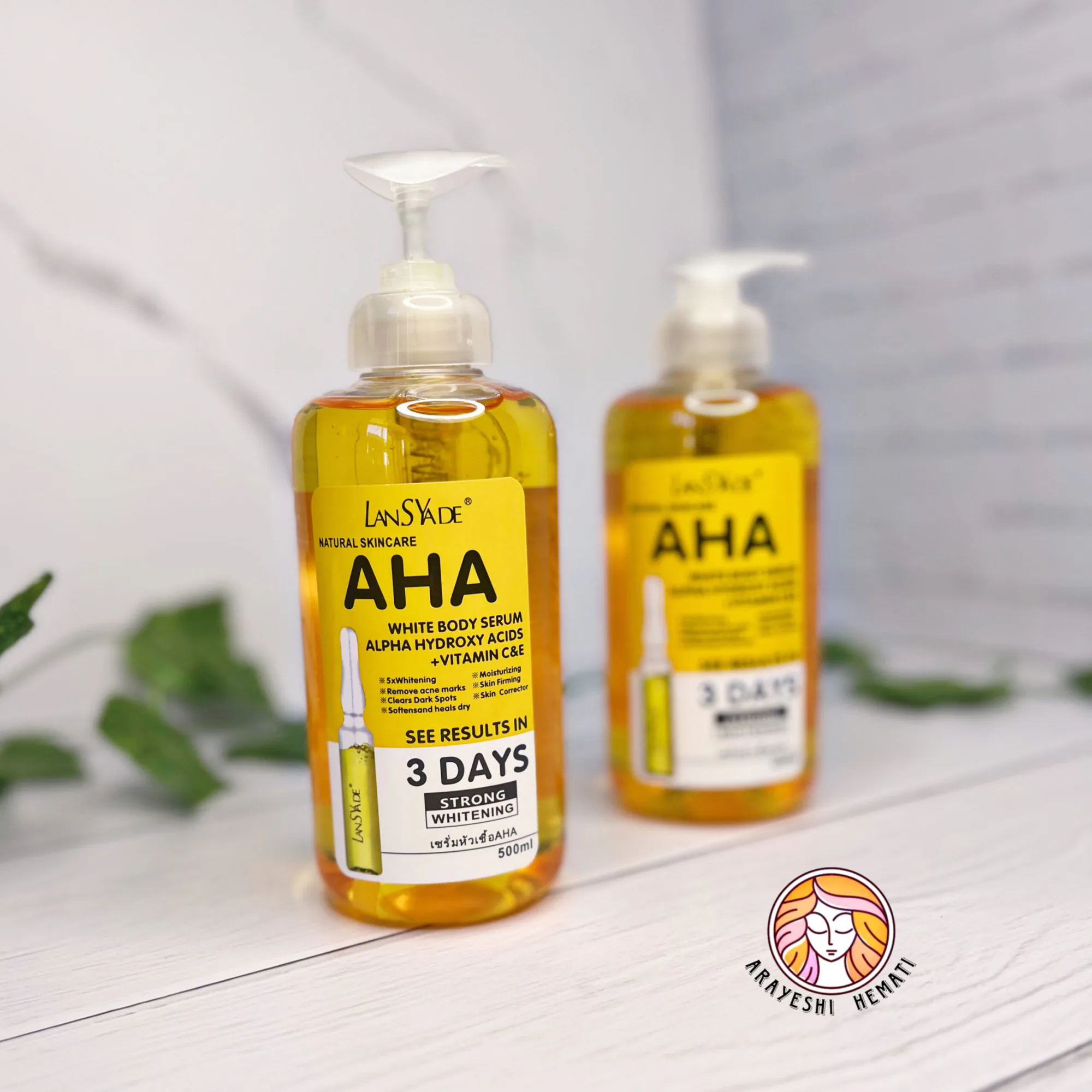 سرم روشن کننده تخصصی بدن AHA لانسید