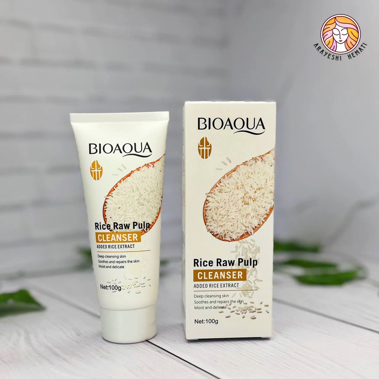 فوم شستشو صورت برنج بیواکوا Bioaqua
