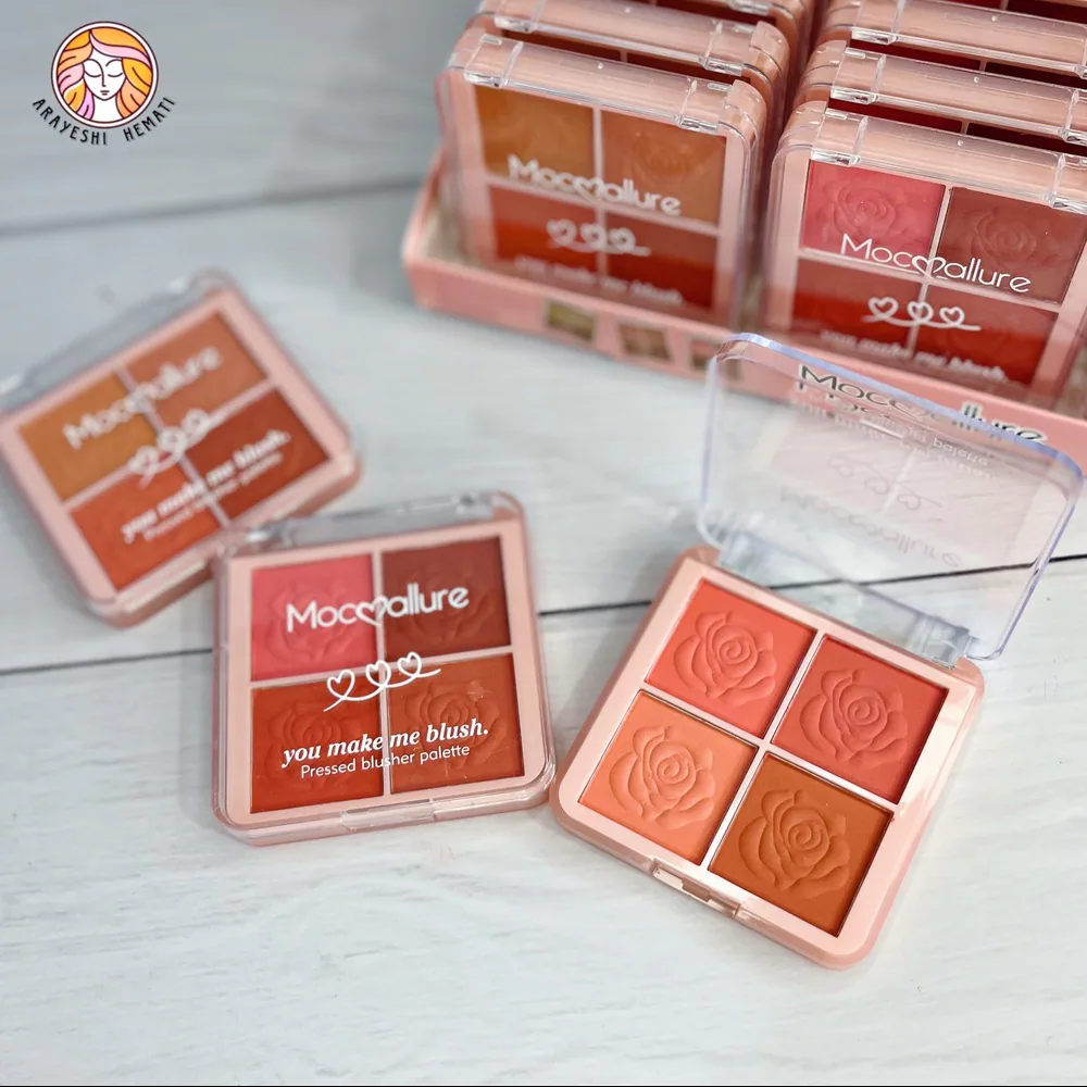 رژگونه 4 رنگ Mocallure -کد 5184