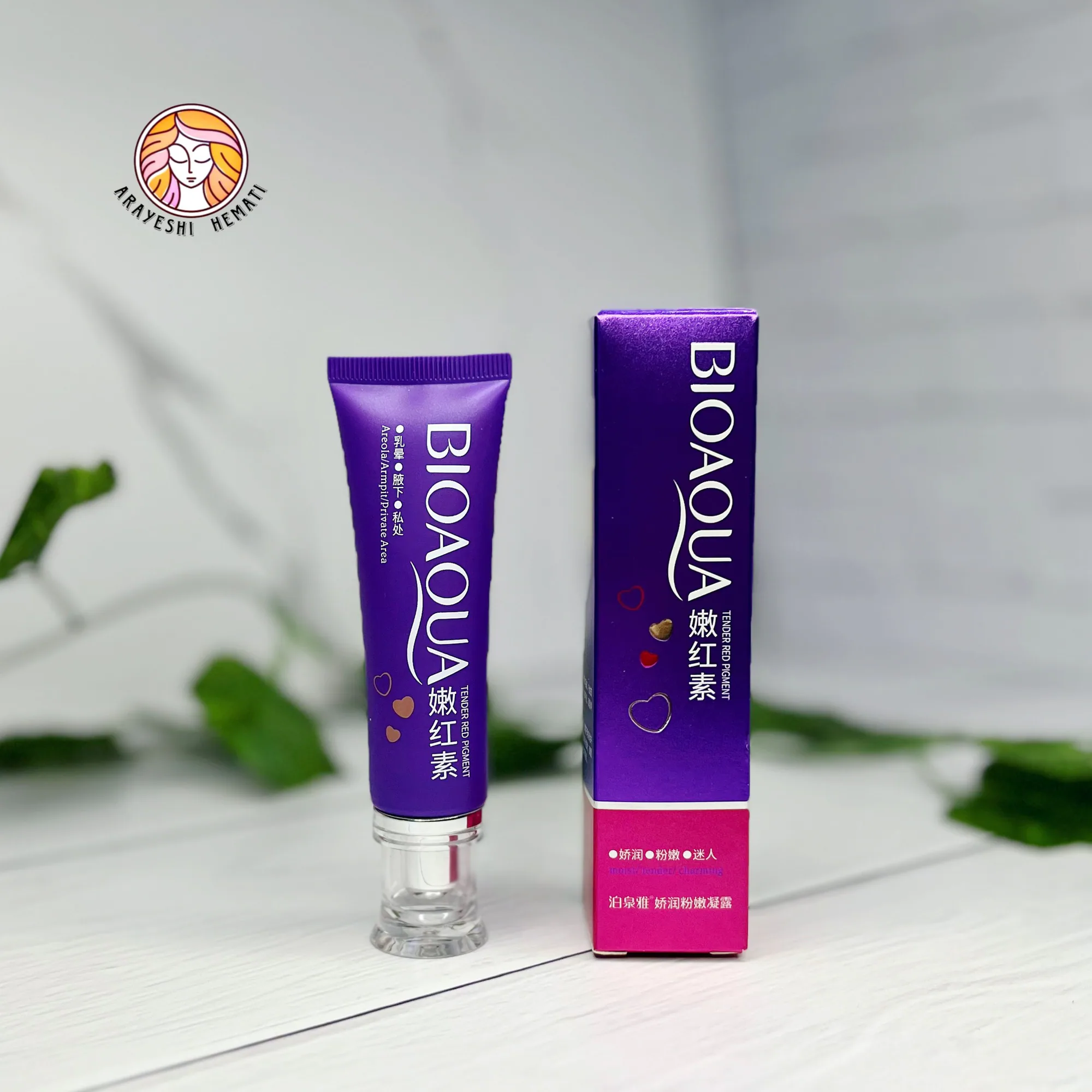 ژل صورتی کننده نقاط حساس بدن بیواکوا BIOAQUA