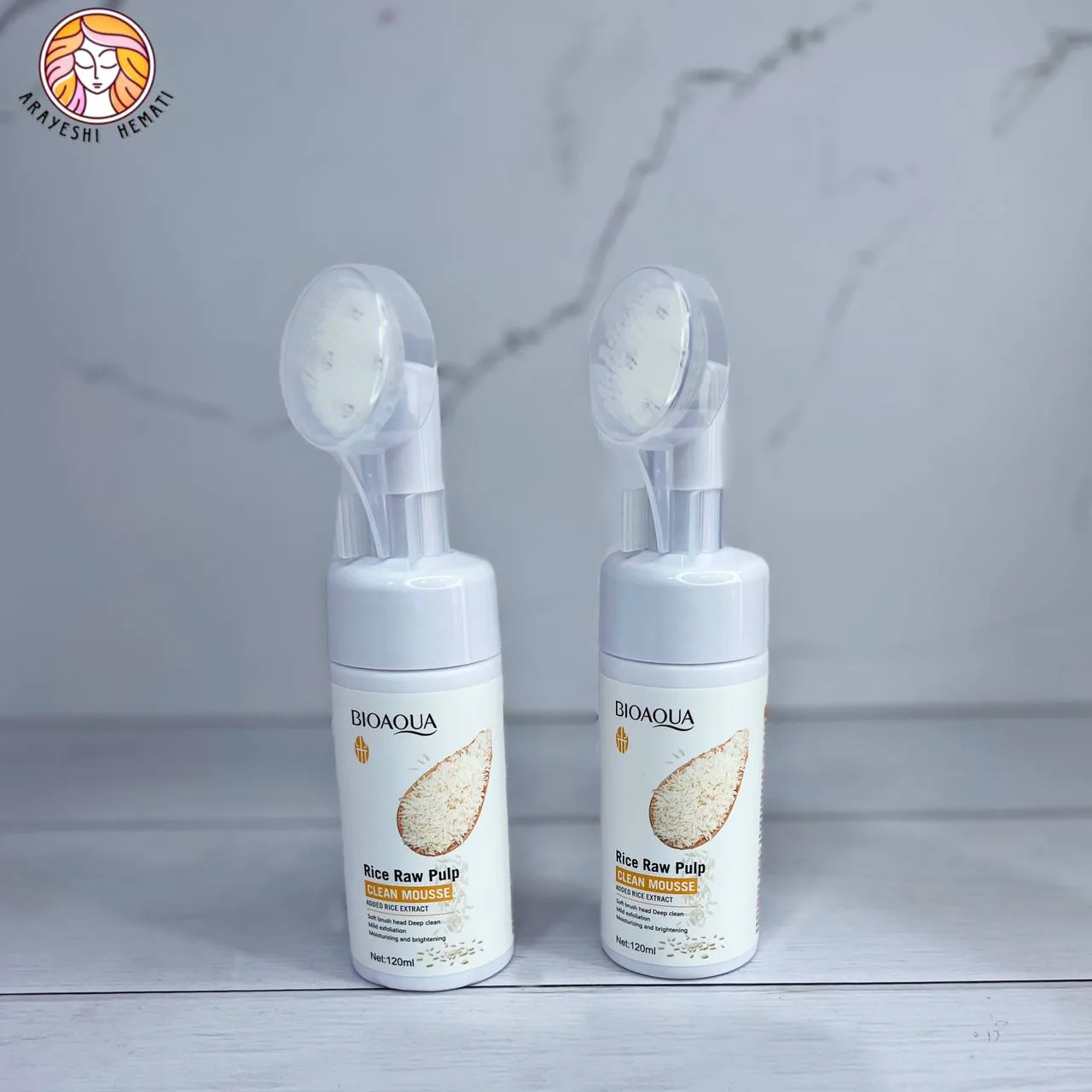 فوم براش دار روشن کننده برنج بیواکوا BIOAQUA