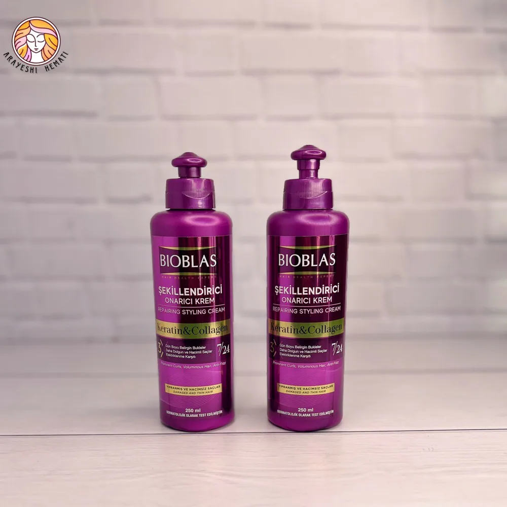 کرم مو موشکی بعد حمام بیوبلاس مخصوص موی فر BIOBLAS