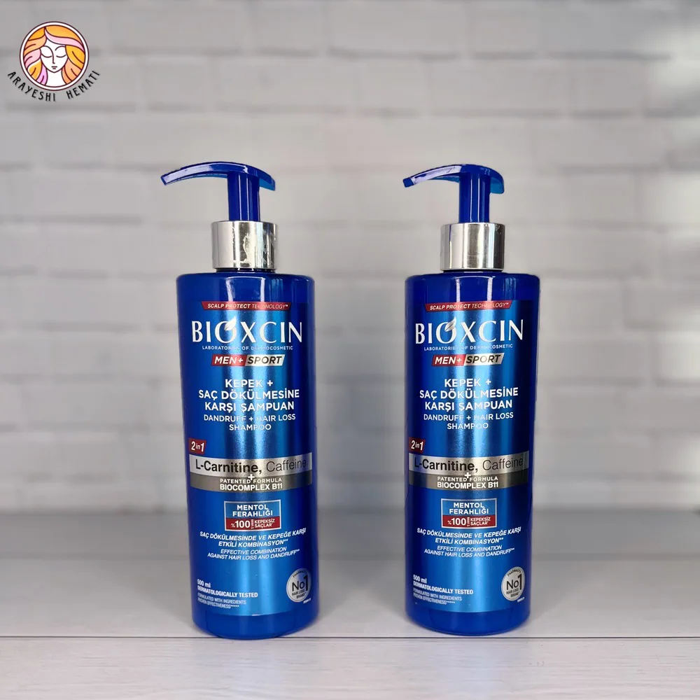 شامپو ضد شوره و ضد ریزش مو مردانه(اسپرت) بیوکسین BIOXCIN