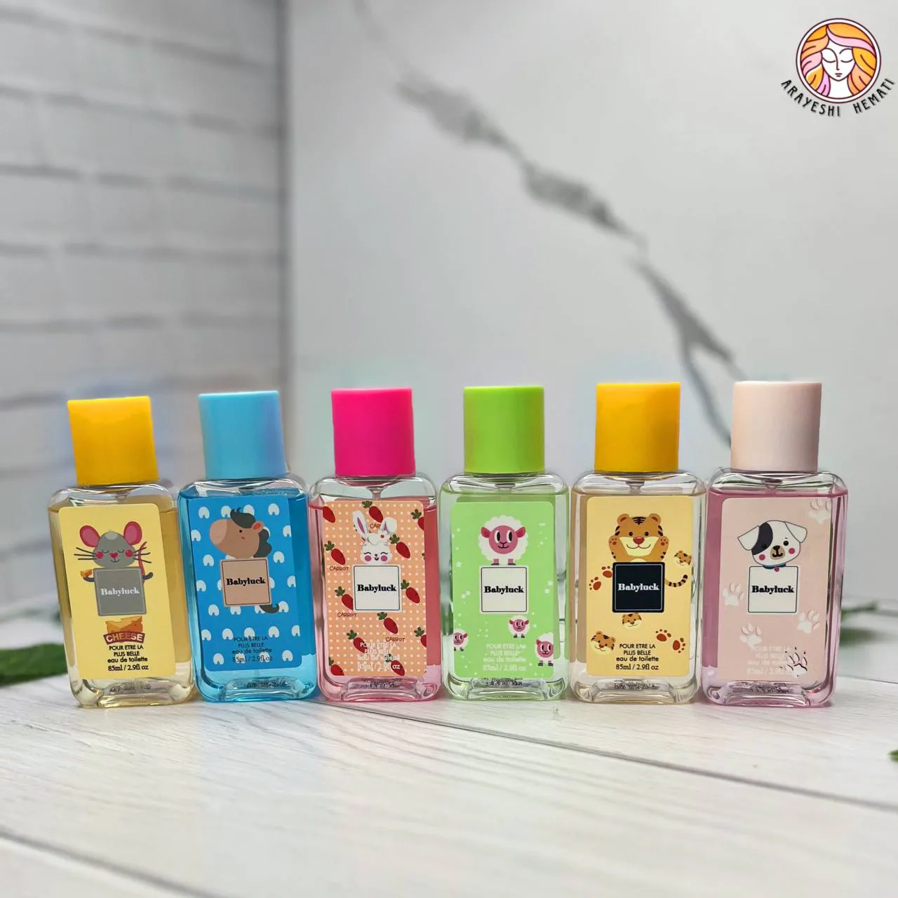 عطر کودک طرح حیوانات