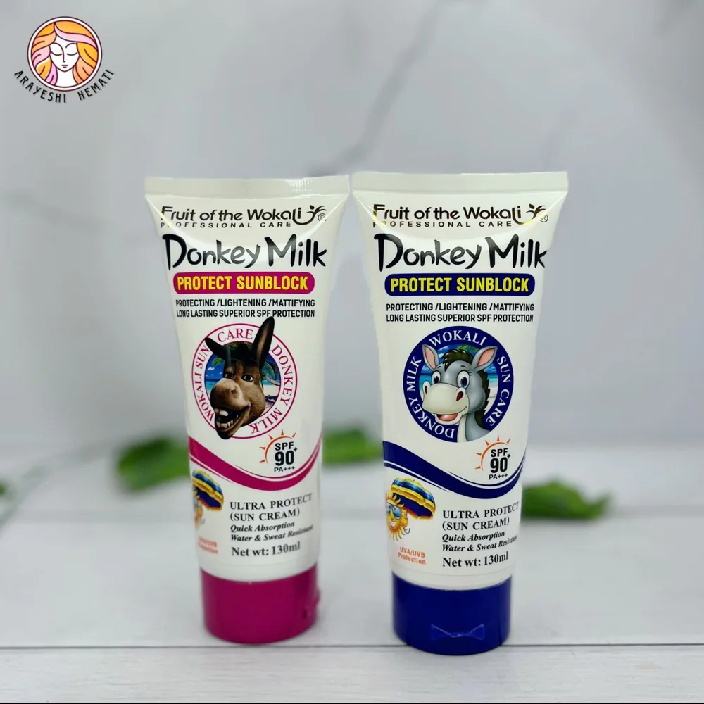 ضدآفتاب سفیدکننده شیرالاغ وکالی Wokali -spf 90