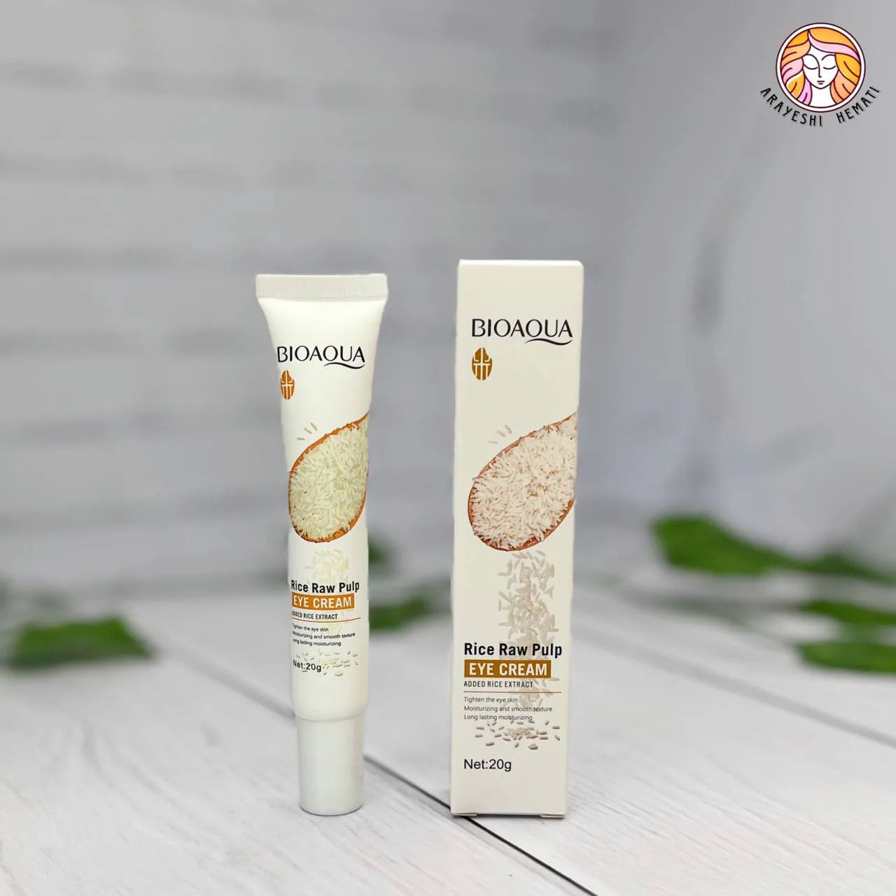 کرم روشن کننده دورچشم برنج بیواکوا Bioaqua