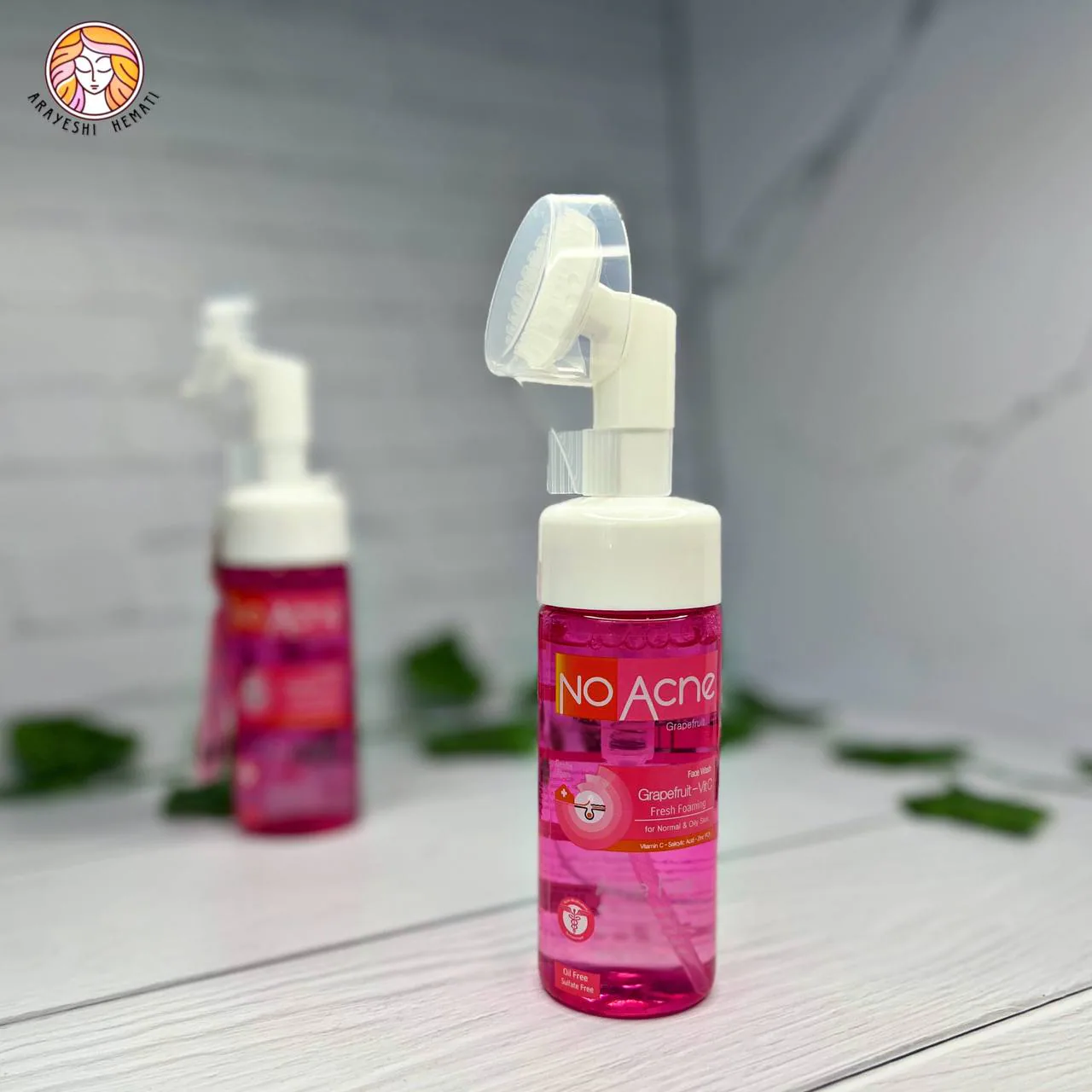 فوم براش دار گریپ فروت و ویتامین سی نوآکنه NO ACNE