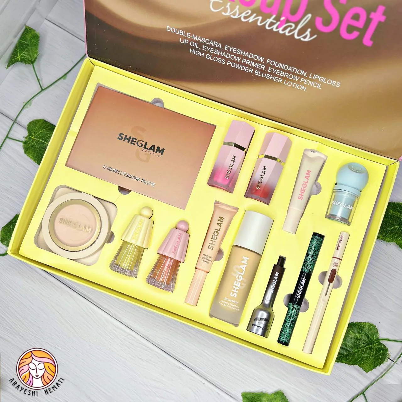 پک آرایشی 13 عددی شیگلم Sheglam