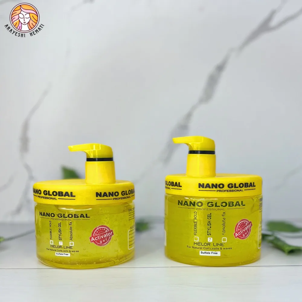 ژل حالت دهنده مو زرد ضد وزی نانو گلوبال – NANO GLOBAL