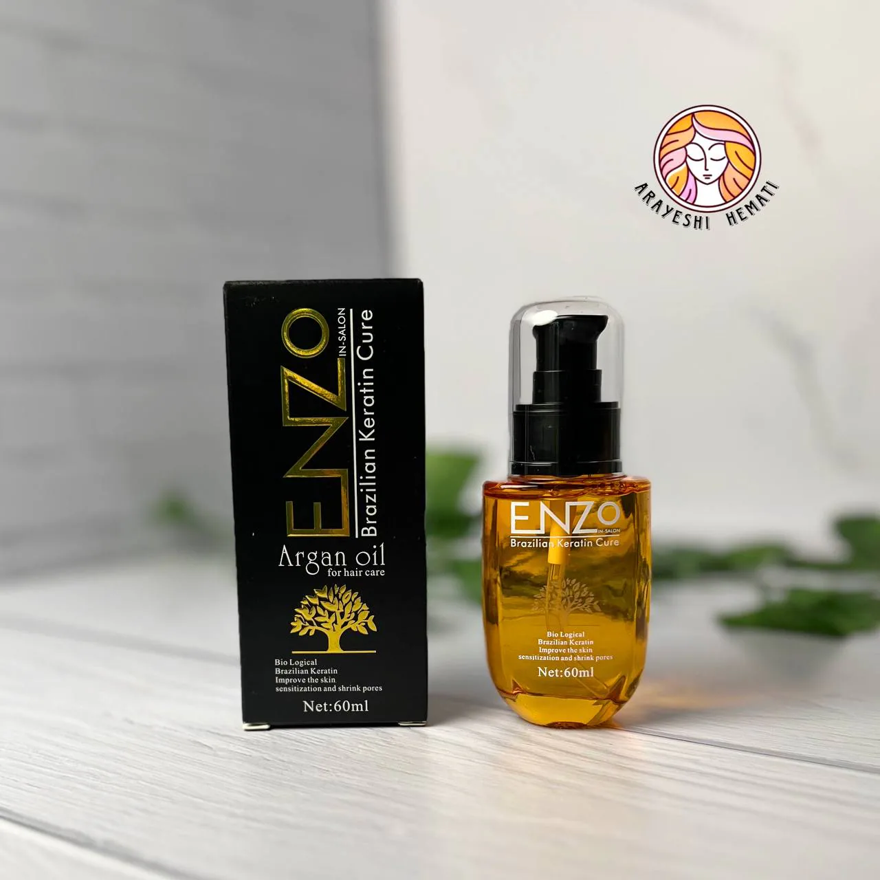سرم مو آرگان کراتین انزو ENZO