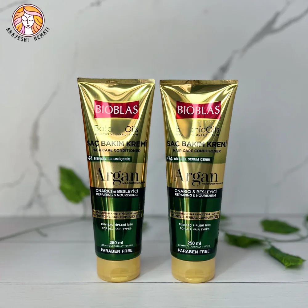 کرم مو نرم کننده روغن آرگان بیوبلاس BIOBLAS