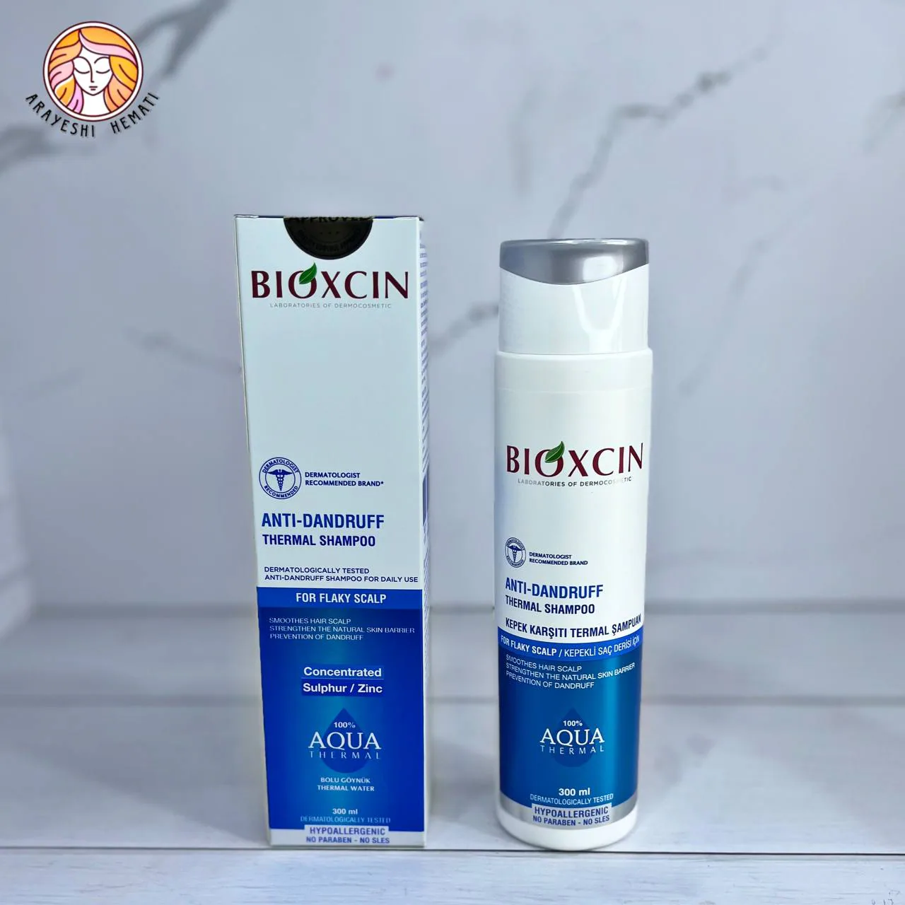 شامپو مو ضد شوره بیوکسین آکوا AQUA – BIOXCIN