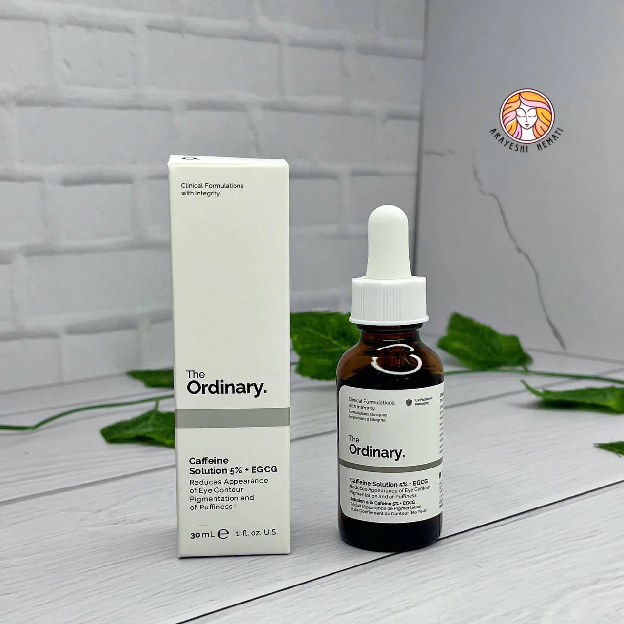 سرم رفع تیرگی دور چشم کافئین 5% اوردینری (the ordinary caffiene solution 5%)