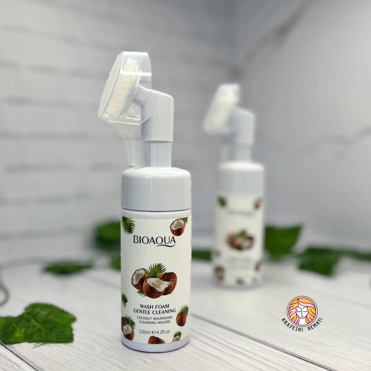 فوم براش دار نارگیل بیواکوا BIOAQUA