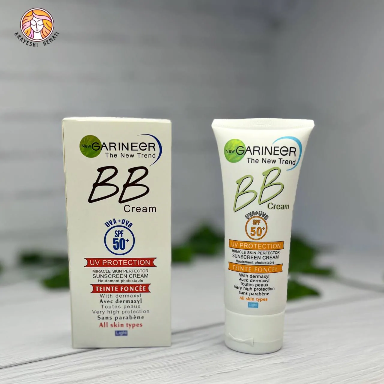ضد آفتاب بی بی کرم رنگی گارنیر spf 50