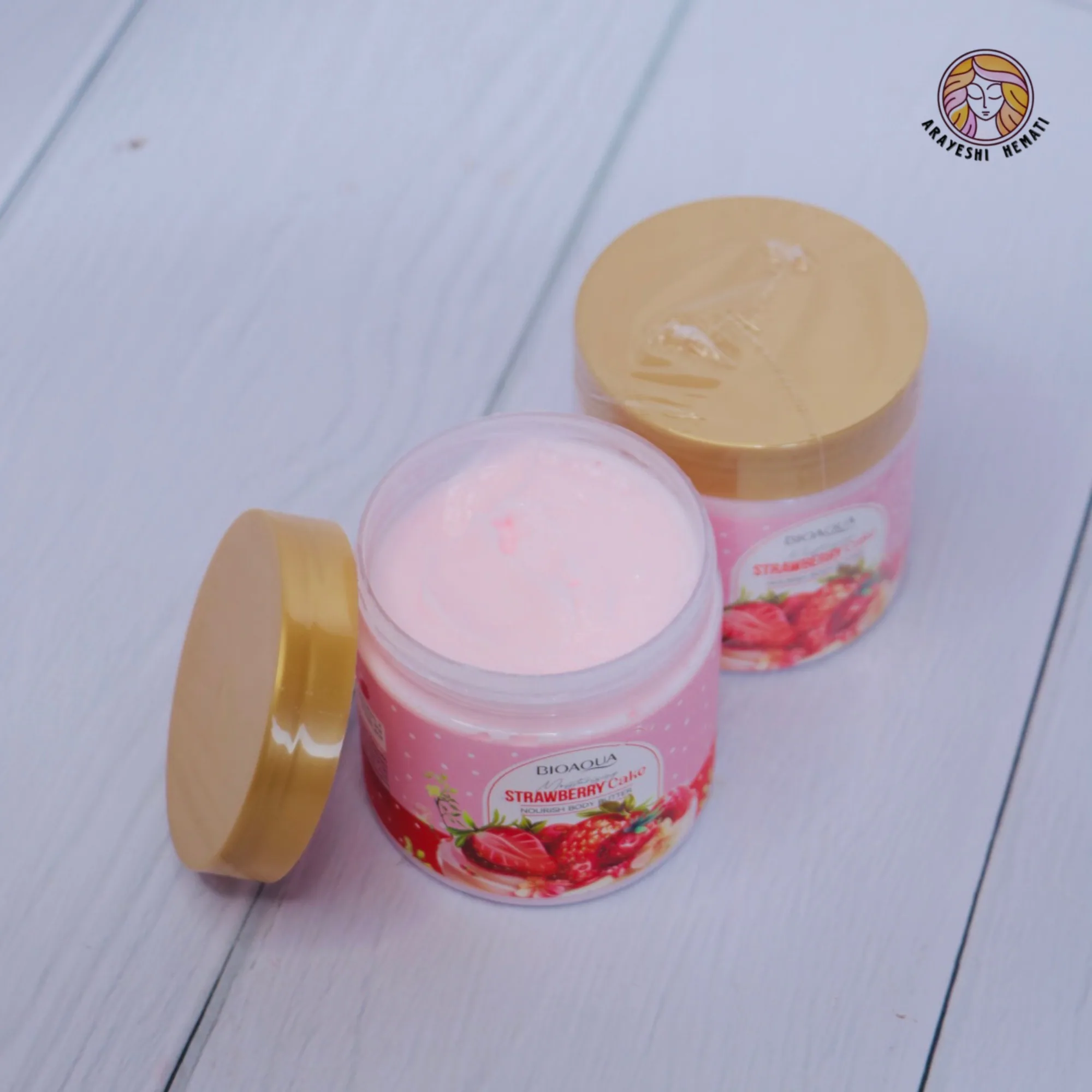 کره بدن رایحه توت فرنگی بیواکوا BIOAQUA