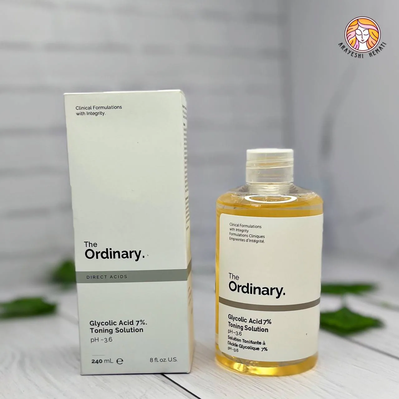 تونر روشن کننده گلیکولیک اسید 7% اوردینری Ordinary-کد 0977