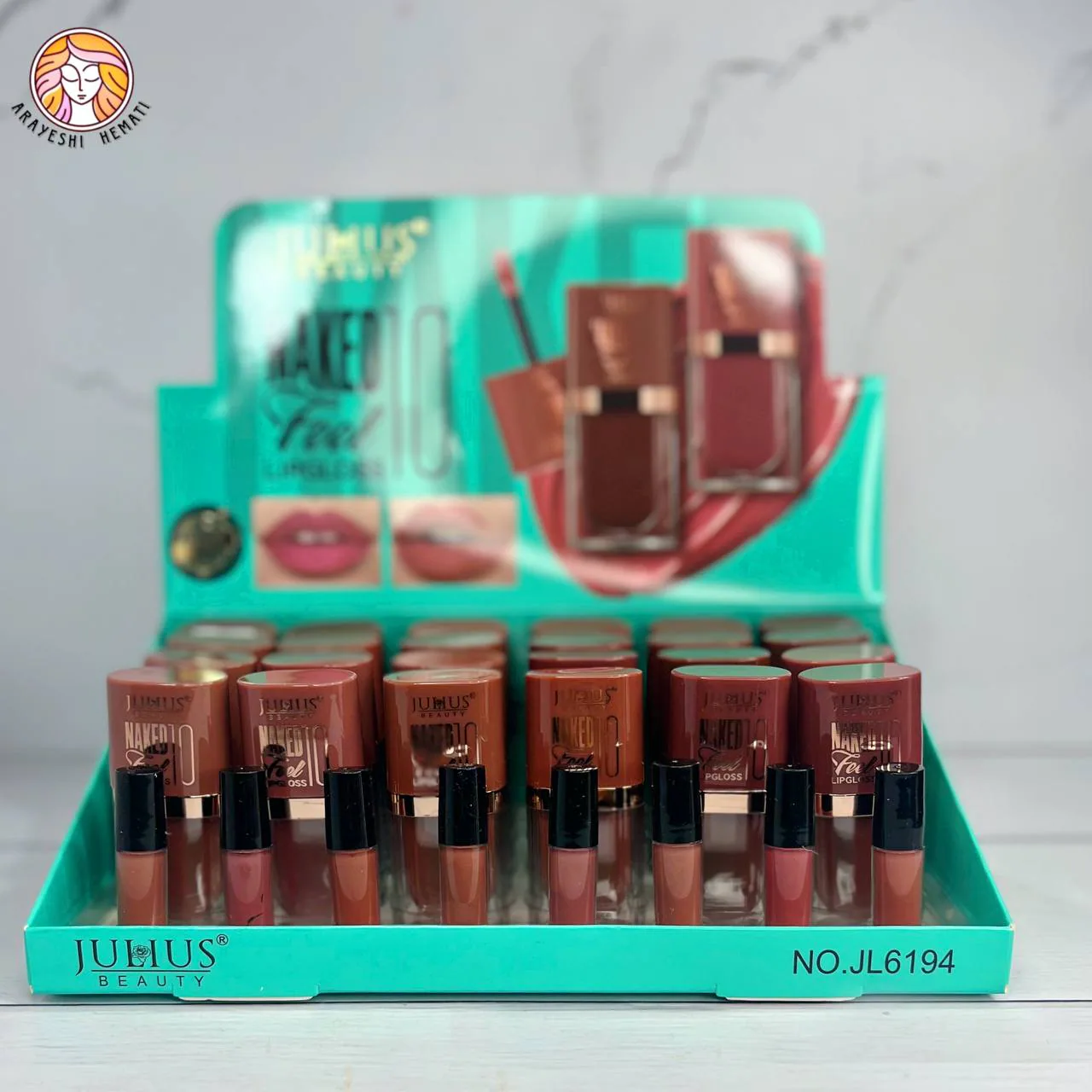 رژلب مایع برند جولیوس ناکد JULIUS (NAKED10)- 6194