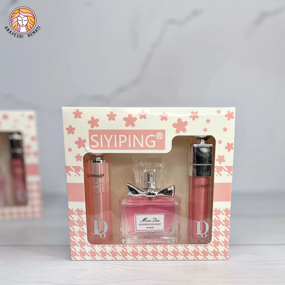 ست کادویی Miss Dio -(شاین لب، مینی عطر، بالم لب) SIYIPING