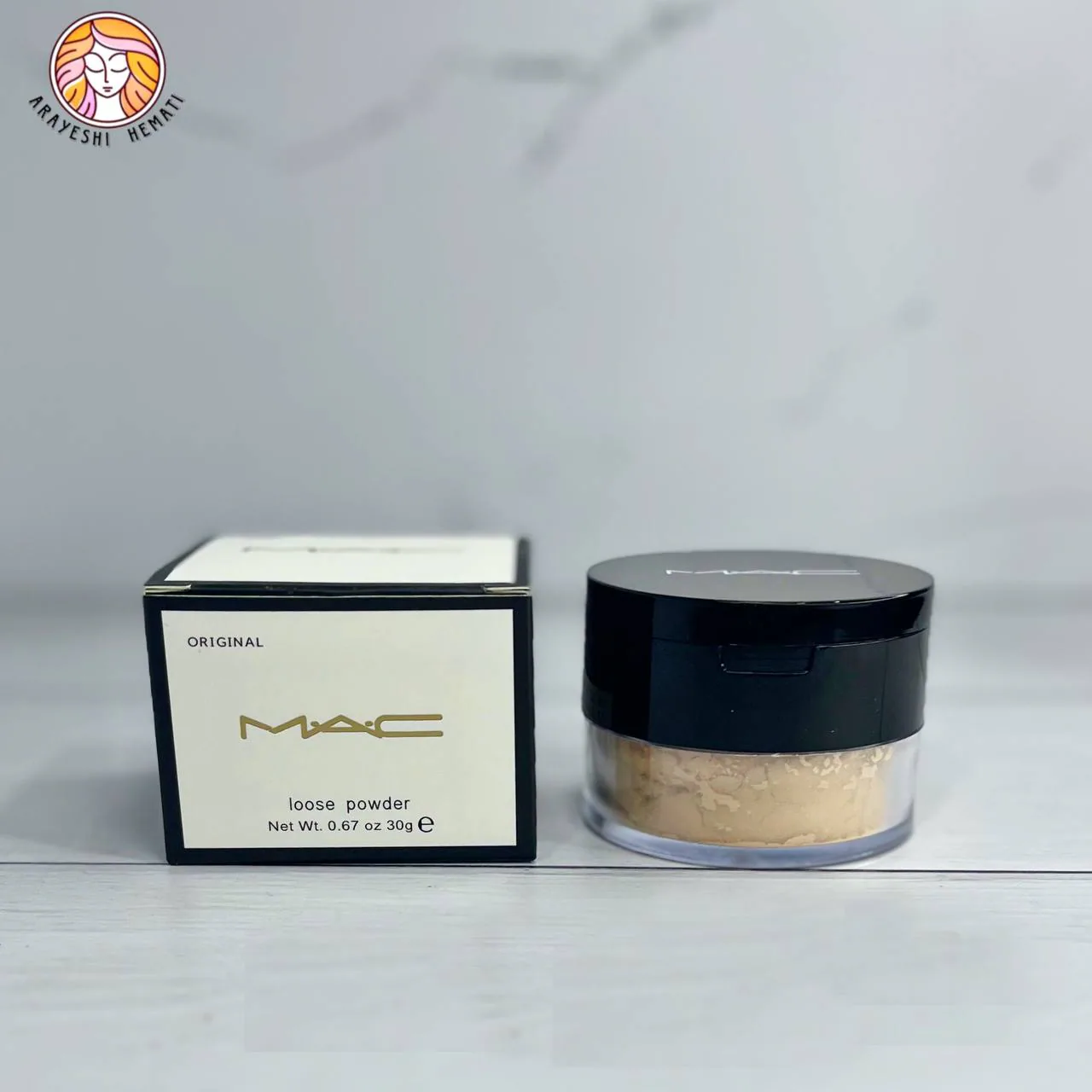 پودر فیکس مک آیینه دار MAC – کد NC25