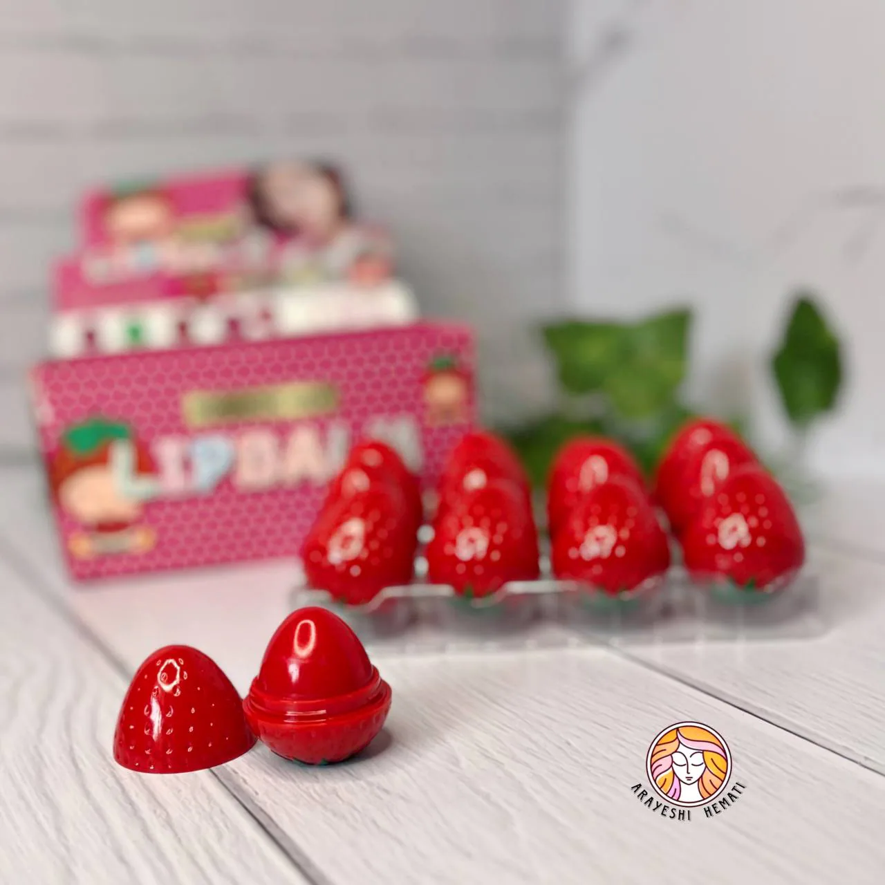 بالم لب حرارتی توت فرنگی 015