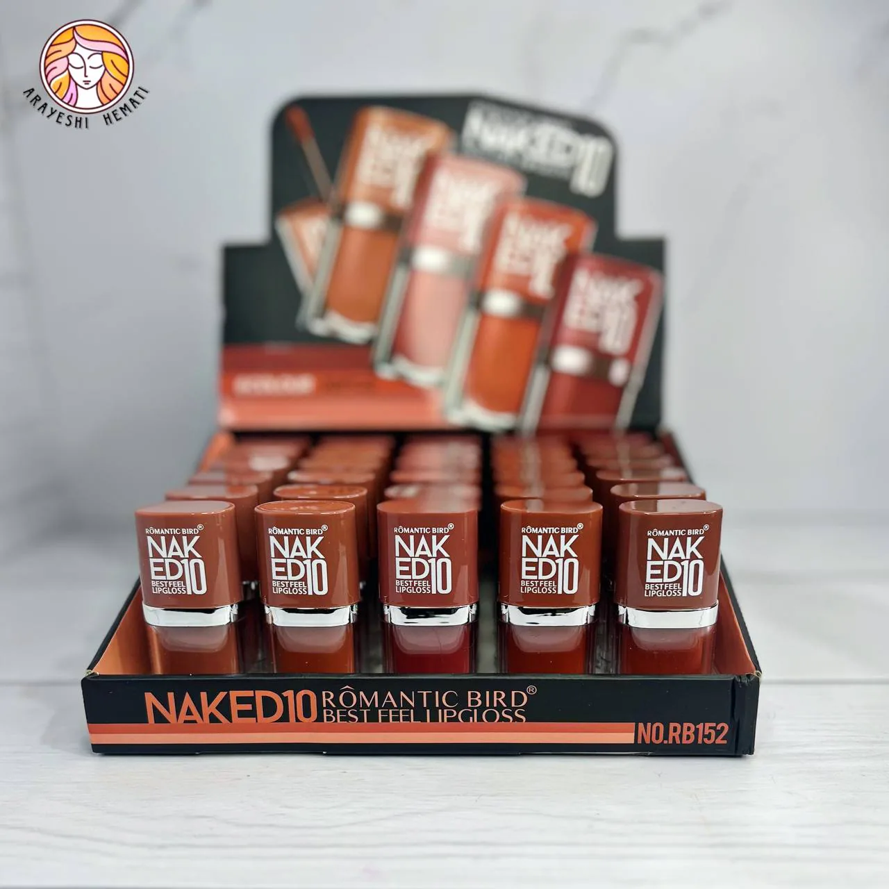 رژلب مایع برند رومانتیک بیرد ROMANTIC BIRD (NAKED10) – 152