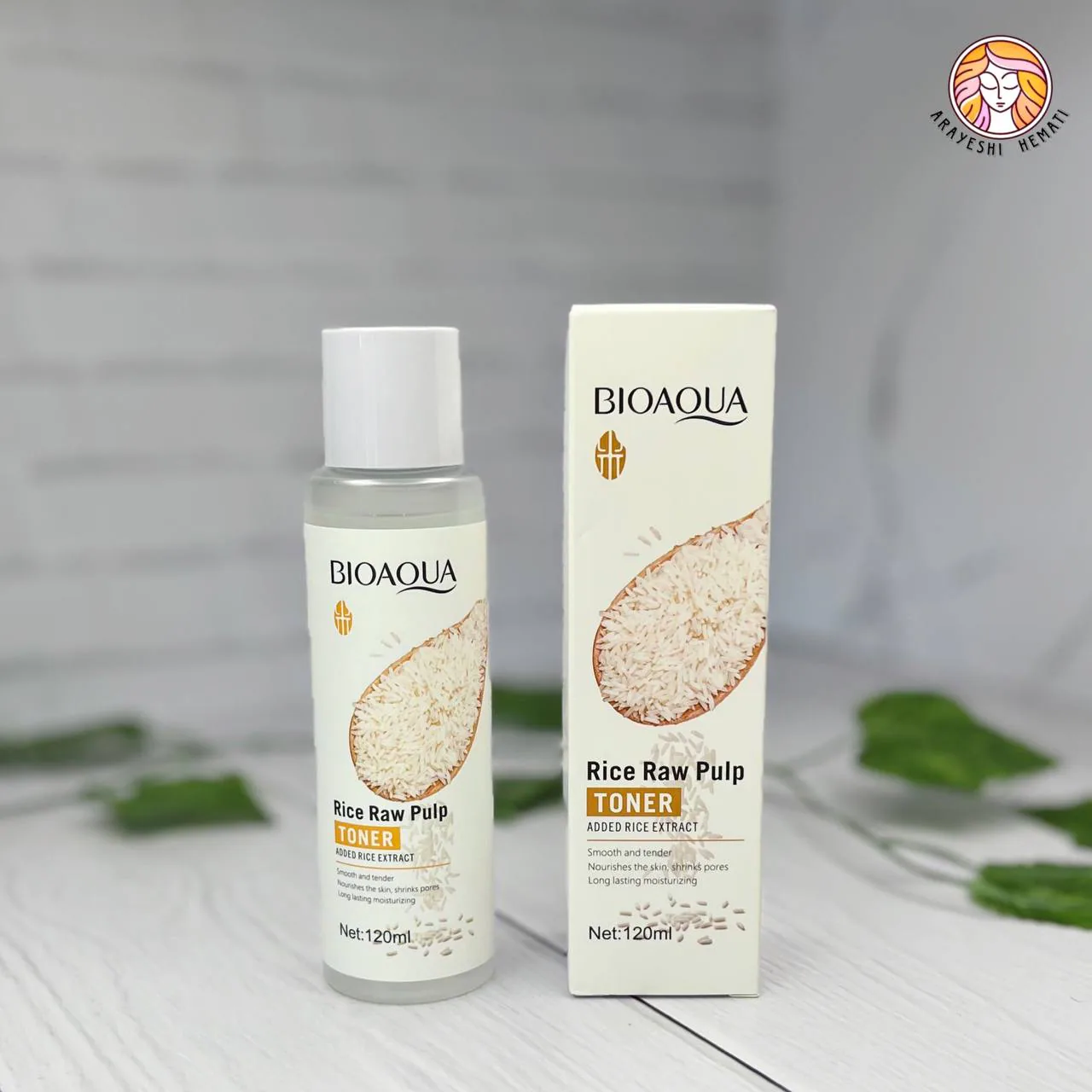 تونر روشن کننده برنج بیواکوا Bioaqua