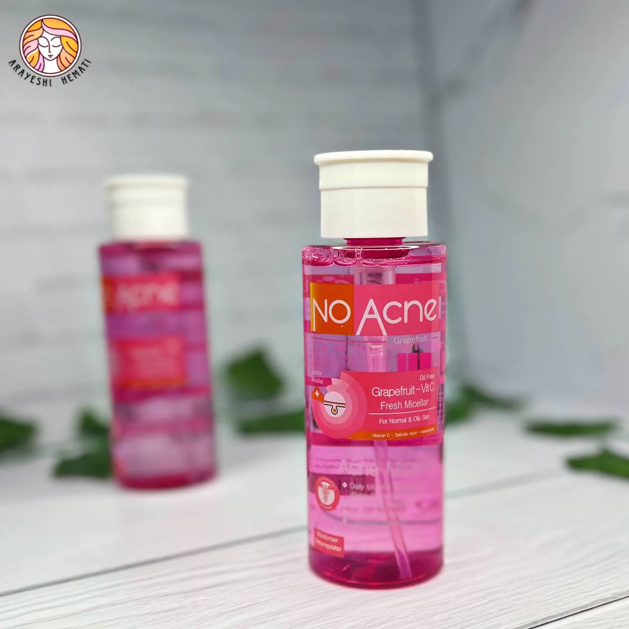 میسلارواتر آرایش پاک کن گریپ فروت نو آکنه NO ACNE