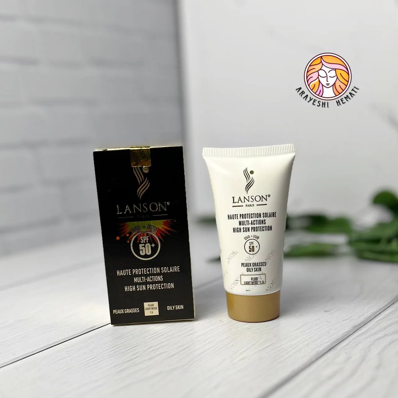 کرم ضدافتاب لانسون اصل SPF 50 رنگی
