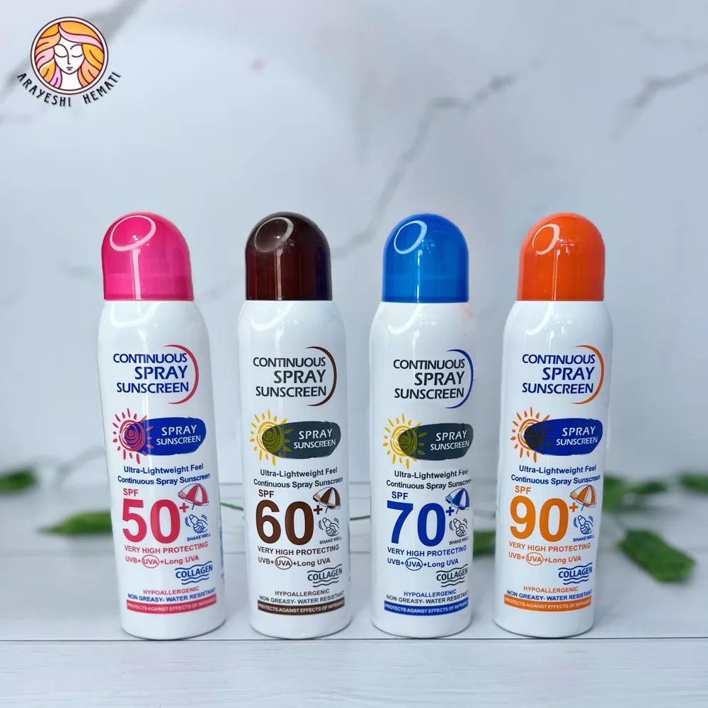 اسپری سفید کننده ضدآفتاب وکالی ( 50،60،70،90 ) WOKALI