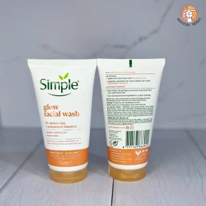 ژل شستشو صورت روشن کننده ویتامین سی سیمپل Simple