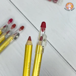 پک رژلب مدادی پوکه طلایی شیگلم تراش دار SHAGIEM