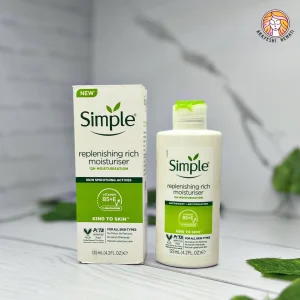 کرم ابرسان پوست خشک سیمپل – replenishing rich Simple