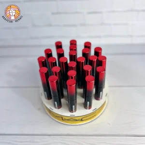 پک 24 عددی رژلب مایع مک – بهمراه استند چوبی