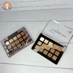 پالت سایه چشم نود 15 رنگ مدل Tango – ROMANTIC COLOR -کد 5165