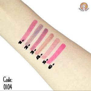 شیدینگ و برق لب دو طرفه HUES QUEEN -کد0104