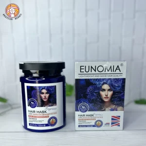 ماسک مو داخل حمام موهای خشک آبی یونومیا EUNOMIA