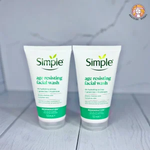 ژل شستشو صورت ضد پیری سیمپل Simple