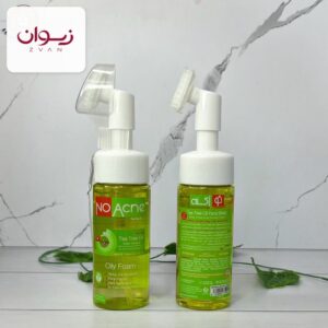 فوم شستشو براش دار چای سبز نو آکنه NO ACNE - نمای 2