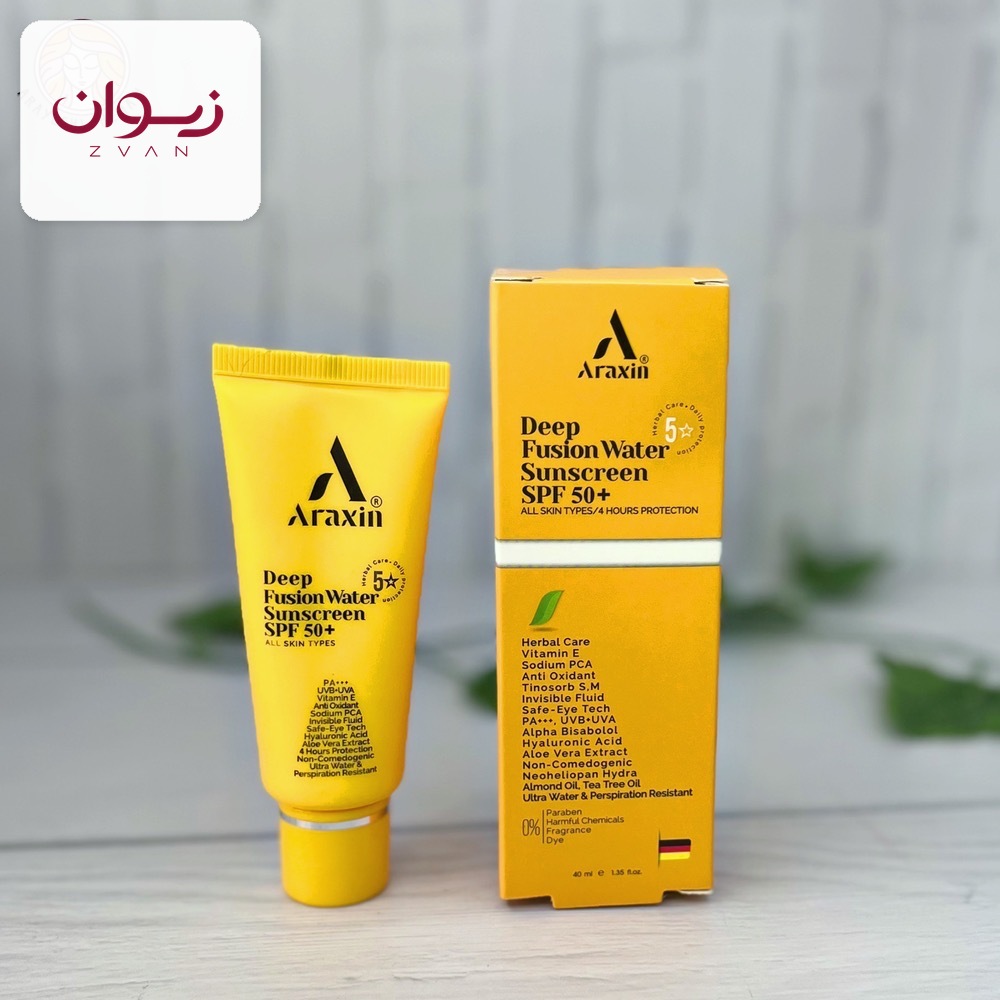 کرم ضدافتاب فیوژن واتر آراکسین ARAXIN