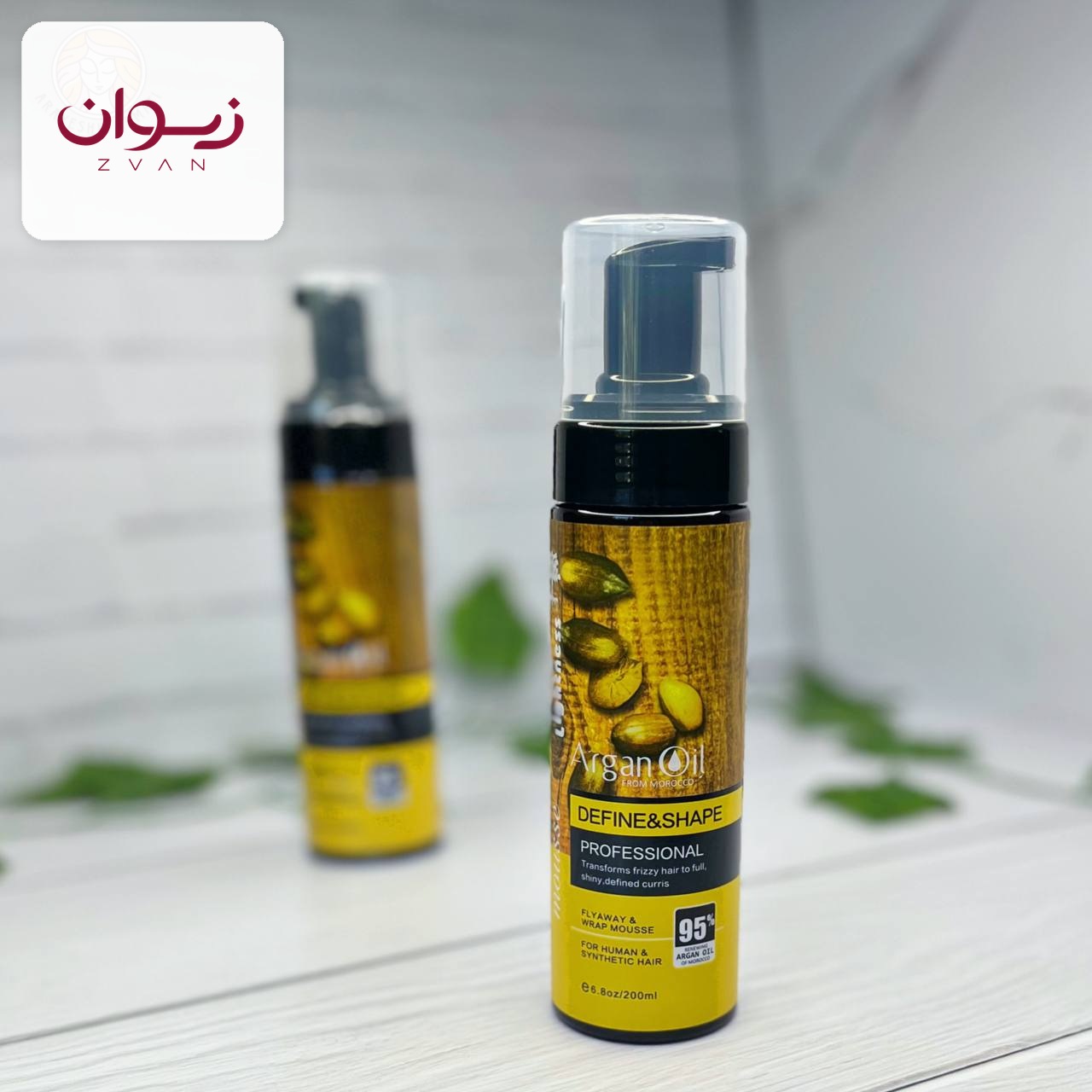 موس حالت دهنده مو روغن آرگان لایتنس Lightness